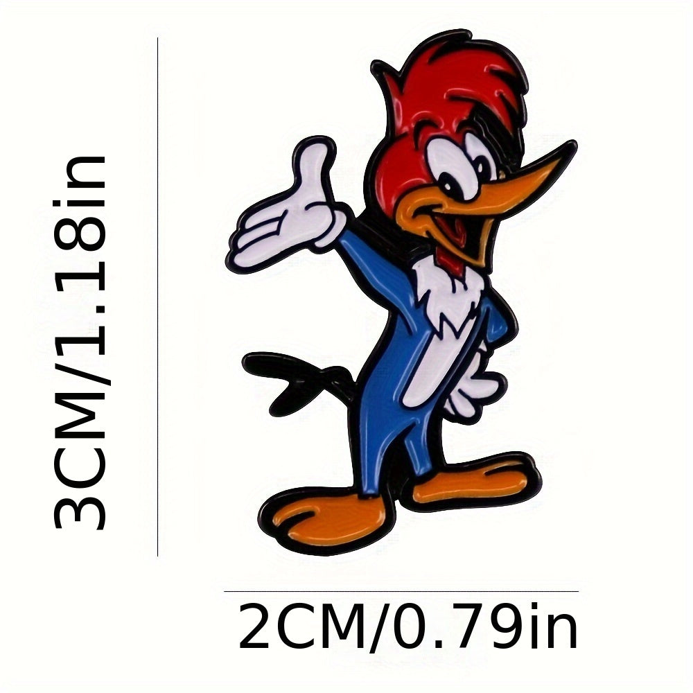 Emal brosh pin aksessuari, sink qotishmasidan tayyorlangan va UV qoplangan multfilm dizayni bilan. Har kuni kiyish va partiyalar uchun mos, bu uniseks aksessuar sumkalar va kiyimlarni bezatish uchun ishlatilishi mumkin. Juftlar uchun noyob sovg'a qiladi.