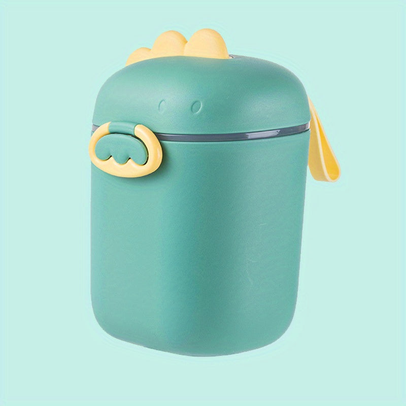 Infant Travel Storage Box with Dinosaur Cartoon Design for Milk Powder and Snacks