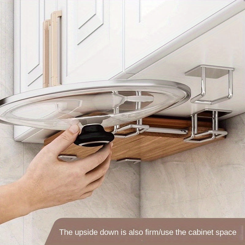 Stainless Steel Sponge Holder Set Wall Mount No-Drill Kitchen Bathroom Storage