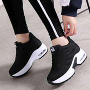 Women's Mesh Low Top Sneakers Lightweight Breathable Casual Shoes Black and White