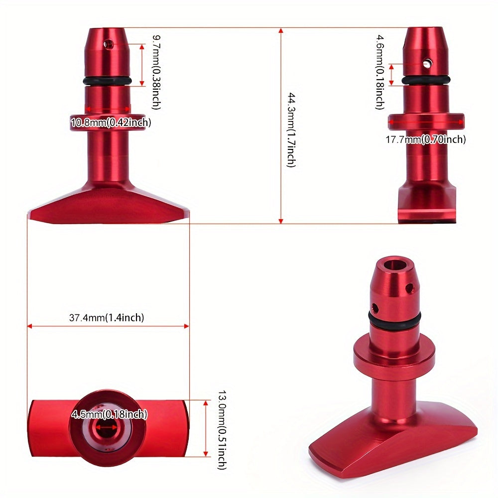 Mango de extracción de varilla de aceite de coche universal de aluminio para coche, pieza de repuesto para motor