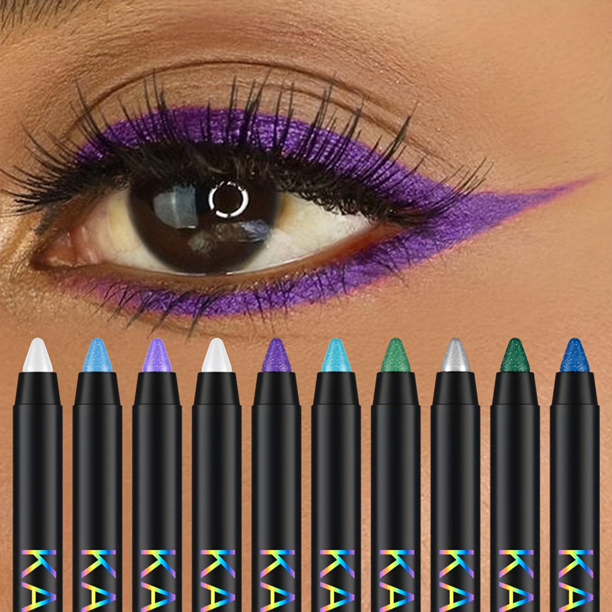 Женский водостойкий жидкий подводка для глаз с эффектом блеска