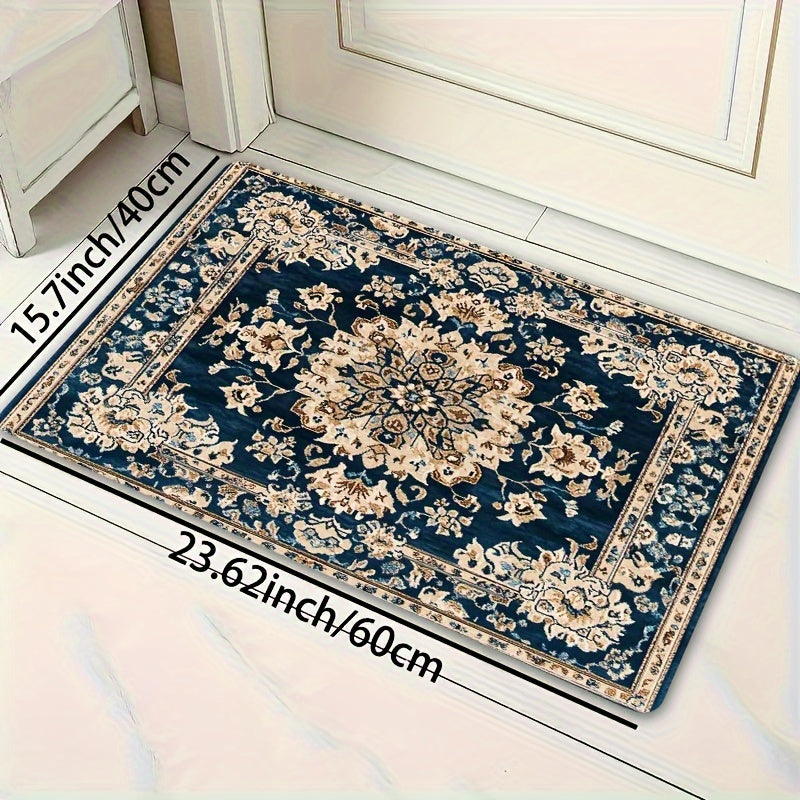 Bohem uslubidagi aksent gilam 8mm polyester, sirg‘almas, oshxona, yotoqxona, ichki makon uchun