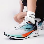 Men's Running Shoes Breathable Shock-Absorbing Carbon Plate All-Season Sneakers