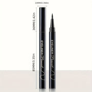 Black Liquid Eyeliner Pen Set 3 Pack Extra Slim 0.01mm Transfer-Proof