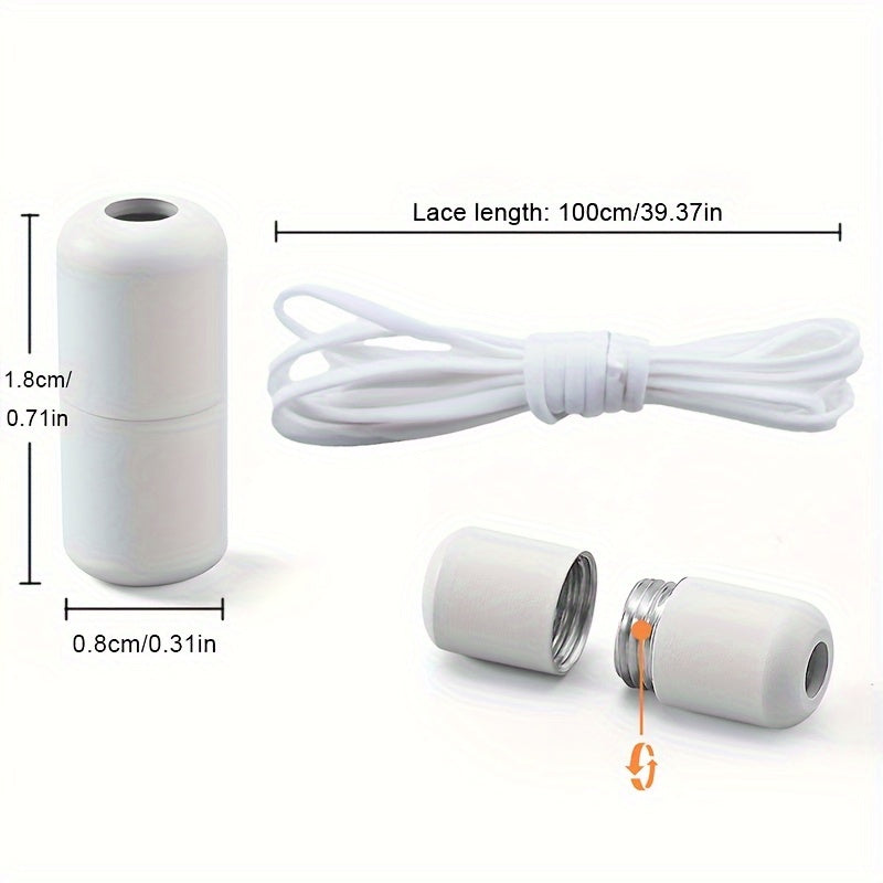 Unisex Elastic Shoe Laces With Capsule Buckle For Sneakers and Sports Shoes