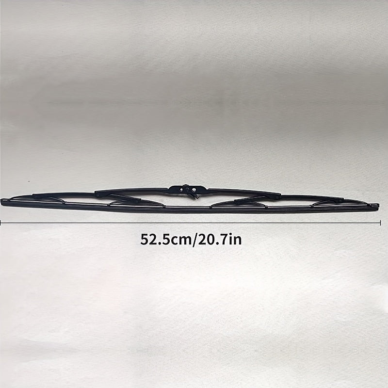 Черная металлическая щетка-стеклоочиститель с натуральной резиной для всех автомобилей с U-образным крюком