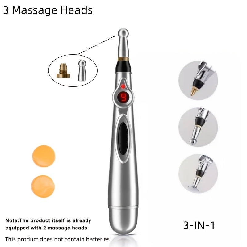 Swoson ko'p funksiyali massaj qalam 9 rejimda, bo'yin, orqa va bel uchun almashtiriladigan boshlar bilan. Uyda foydalanish uchun portativ aqlli qurilma, keksa avlod uchun ideal sovg'a.