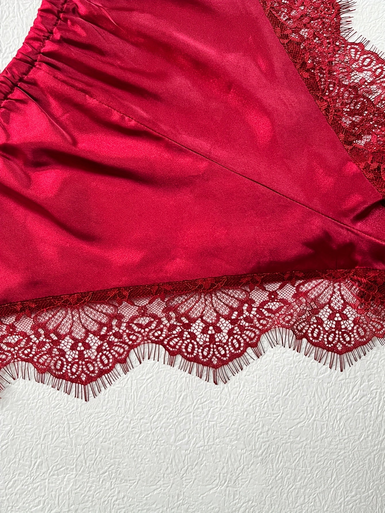 Кружевной комплект нижнего белья с топом-камисолью, шортами, идеально подходит для женского сексуального нижнего белья.