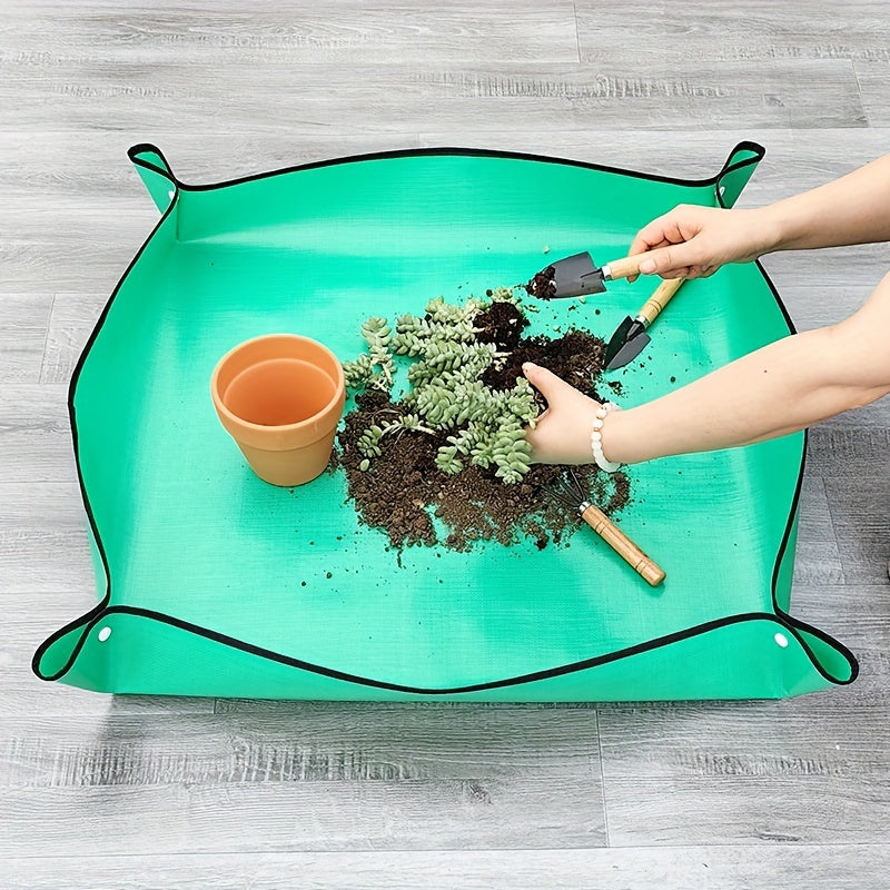Waterproof Plastic Plant Mat for Indoor Outdoor Gardening Repotting and Transplanting