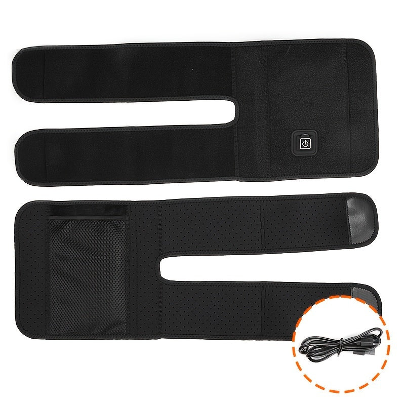 USB-quvvatlangan isitiladigan tizzali o'rash - Erkaklar va ayollar uchun massaj qiluvchi, oyoqni dam olish va iliqlik uchun mukammal.