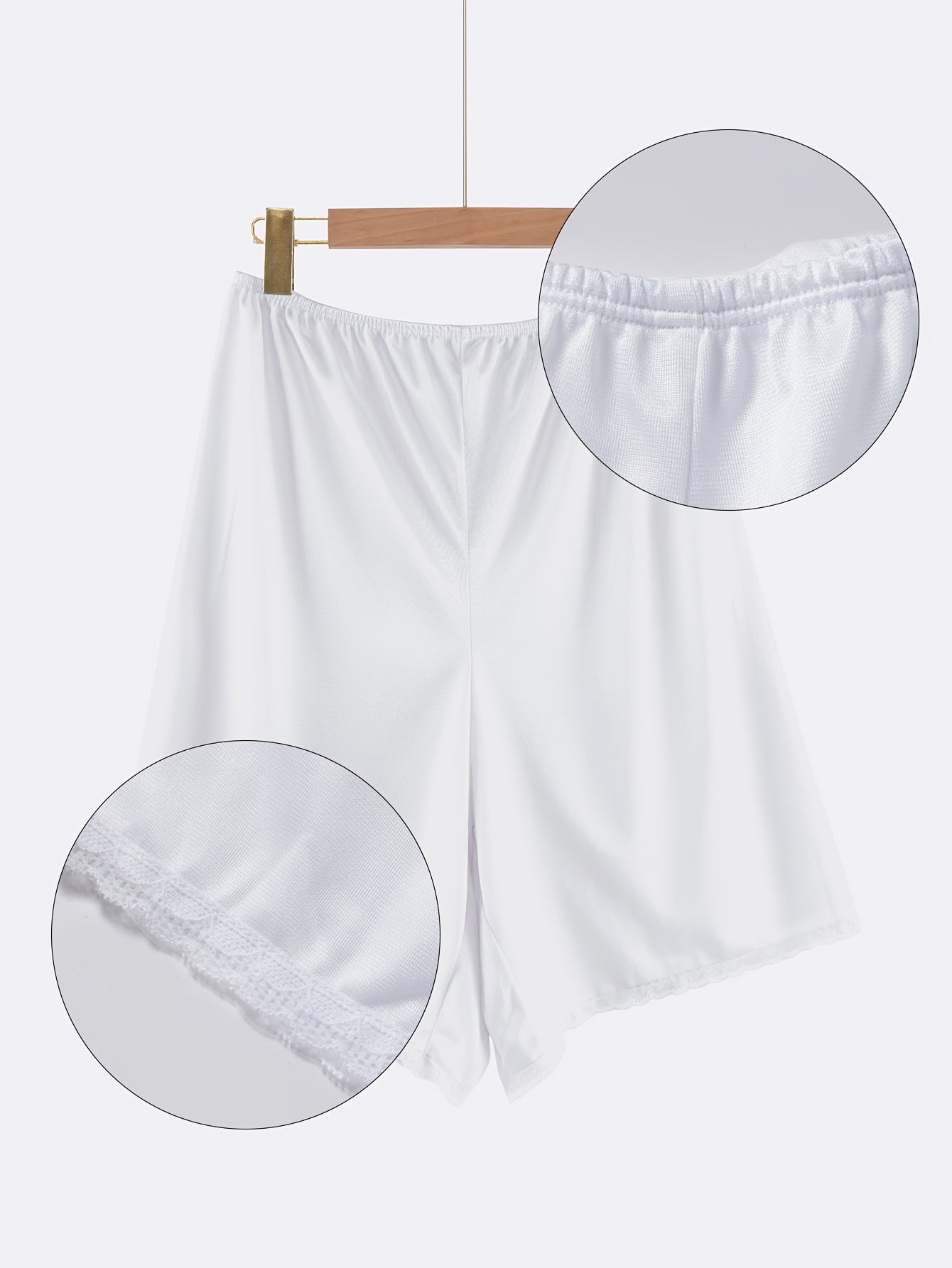 Women's Breathable Floral Patchwork Wide-Leg Skirt Pants Two Pack