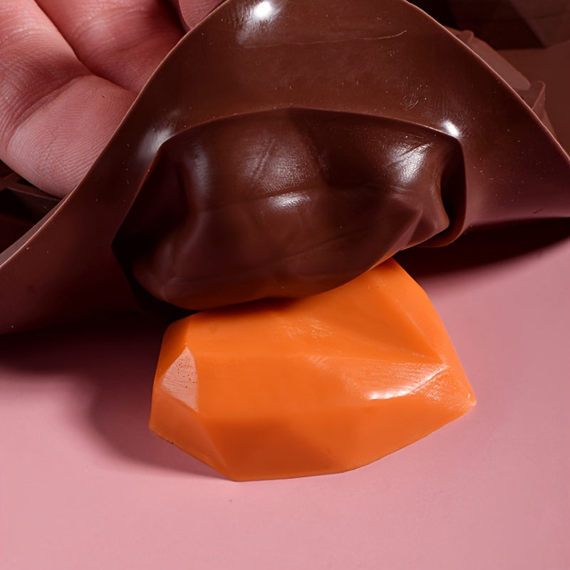 Silicone Heart-Shaped Chocolate Mold for Valentine's Day Baking and Cakes