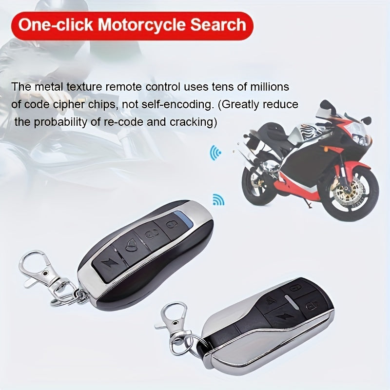125dB Motorcycle Alarm System with Remote Control for Off-Road Motorcycles