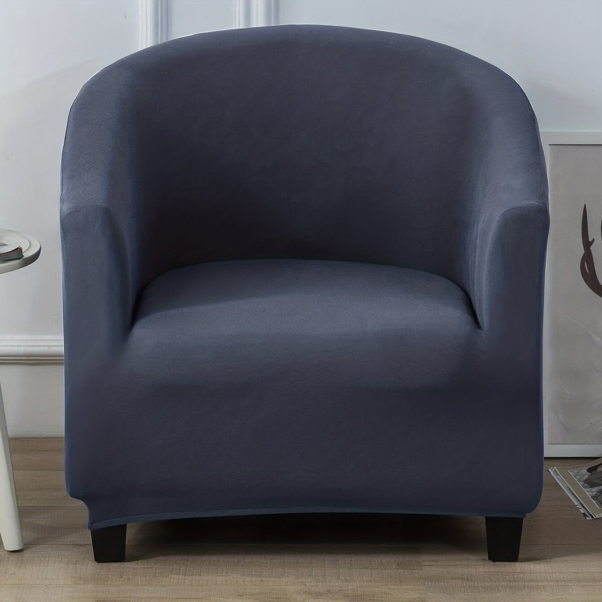 Waterproof Modern Sofa Cover with Elastic Band Solid Color One Piece