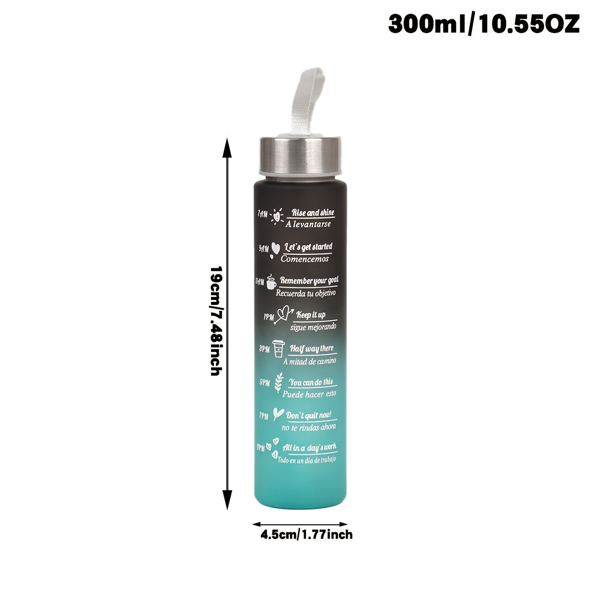 Durable Leak-Proof Sports Water Bottle 28oz and 10.5oz for Outdoor Fitness