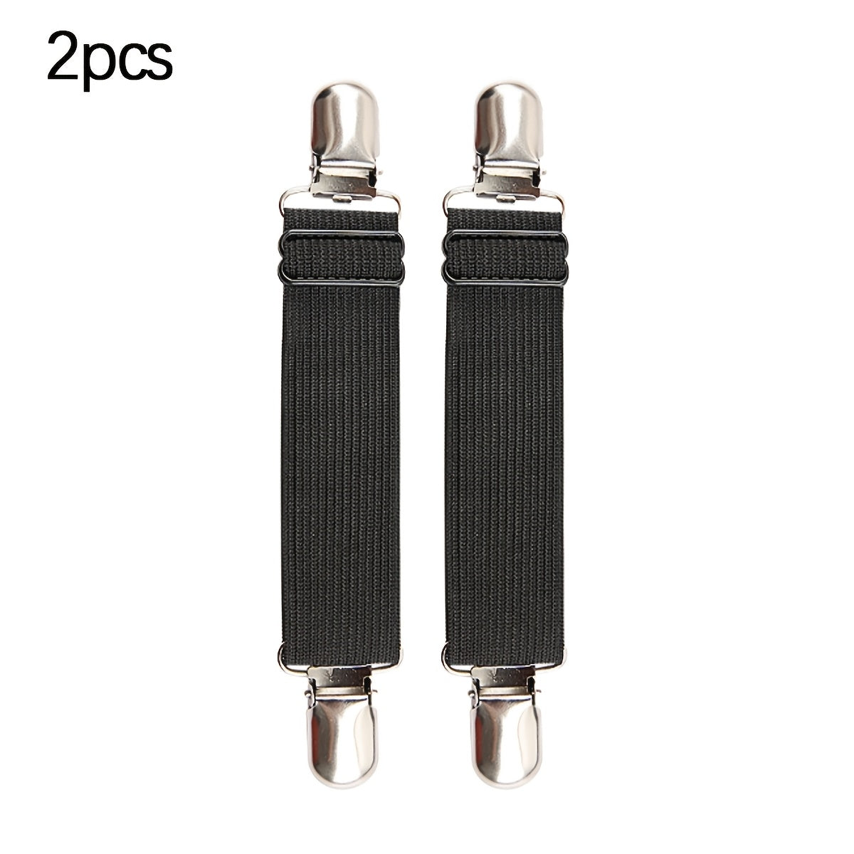 Adjustable Elastic Boot Grips Non-Slip Stretchy Clips for Secure Fit Set of 2