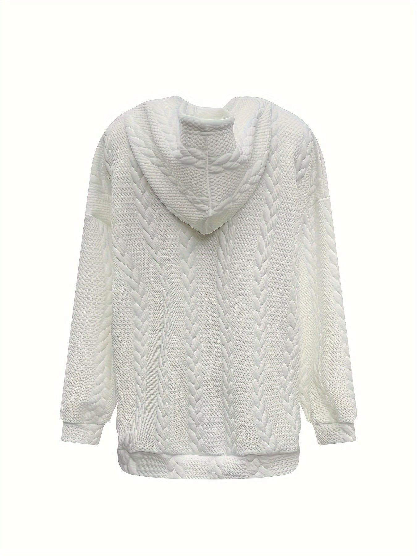 Plus Size Women's Hoodie Sweatshirt Long Sleeve Pullover with Pockets