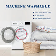 Memory Foam Mattress Topper Queen Extra Thick Breathable Soft Quilted Support