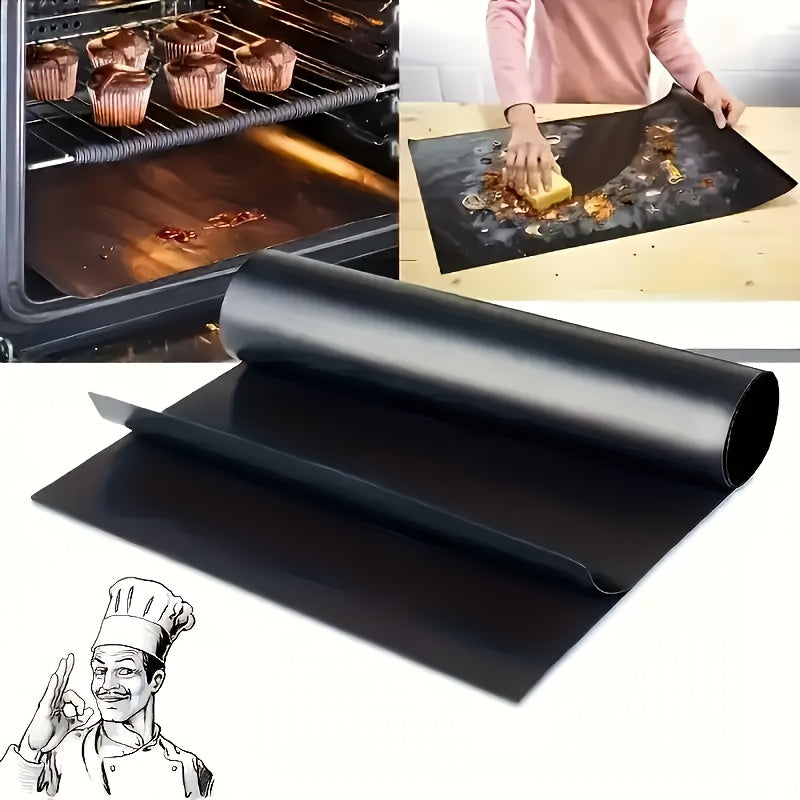 Non-Stick Glass Fiber Oven Liner for Electric Gas Ovens and Grills