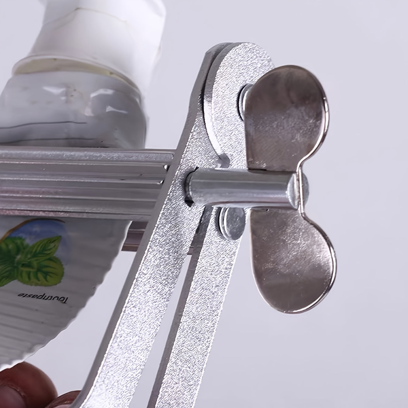 Aluminum Toothpaste Dispenser Manual Squeeze Tube Holder for Home Salon
