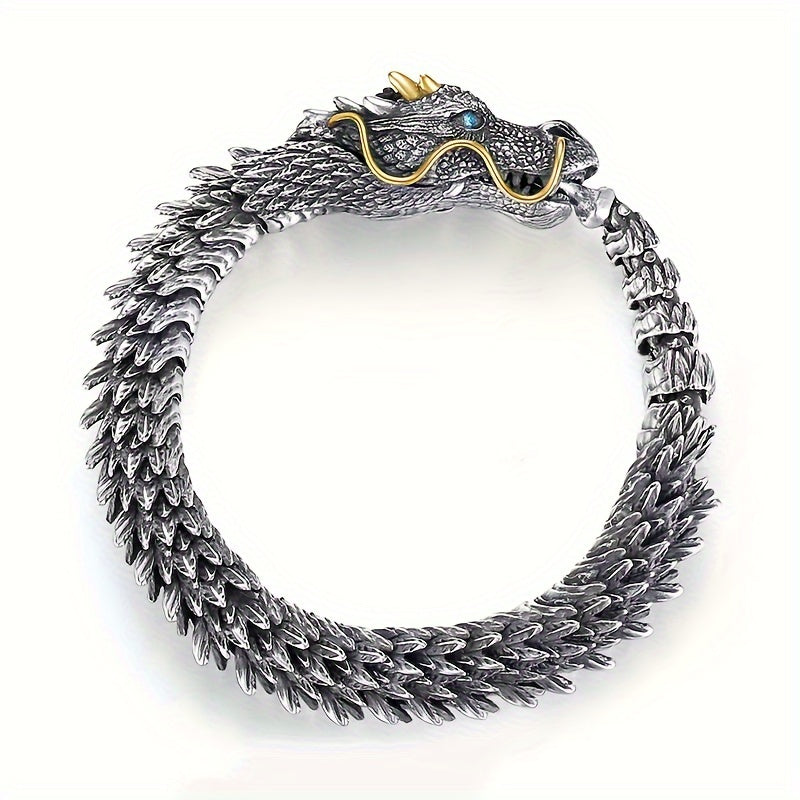 Men's Retro Dragon Head Bracelet Trendy Jewelry Gift for Men