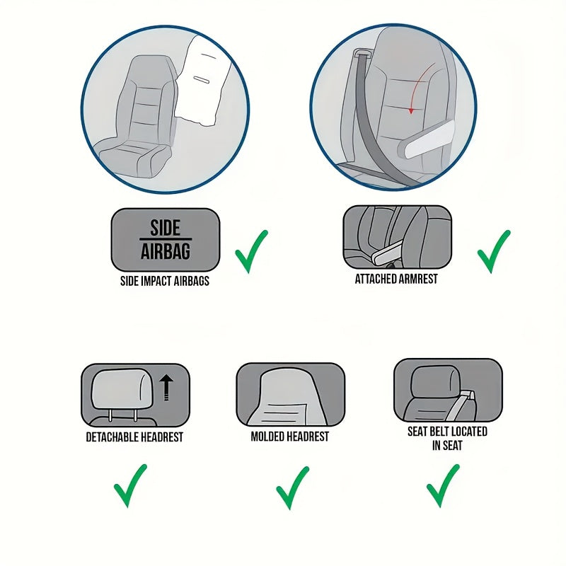 Plush Winter Car Seat Cushion Thick Warm Hand-Washable Universal Fit