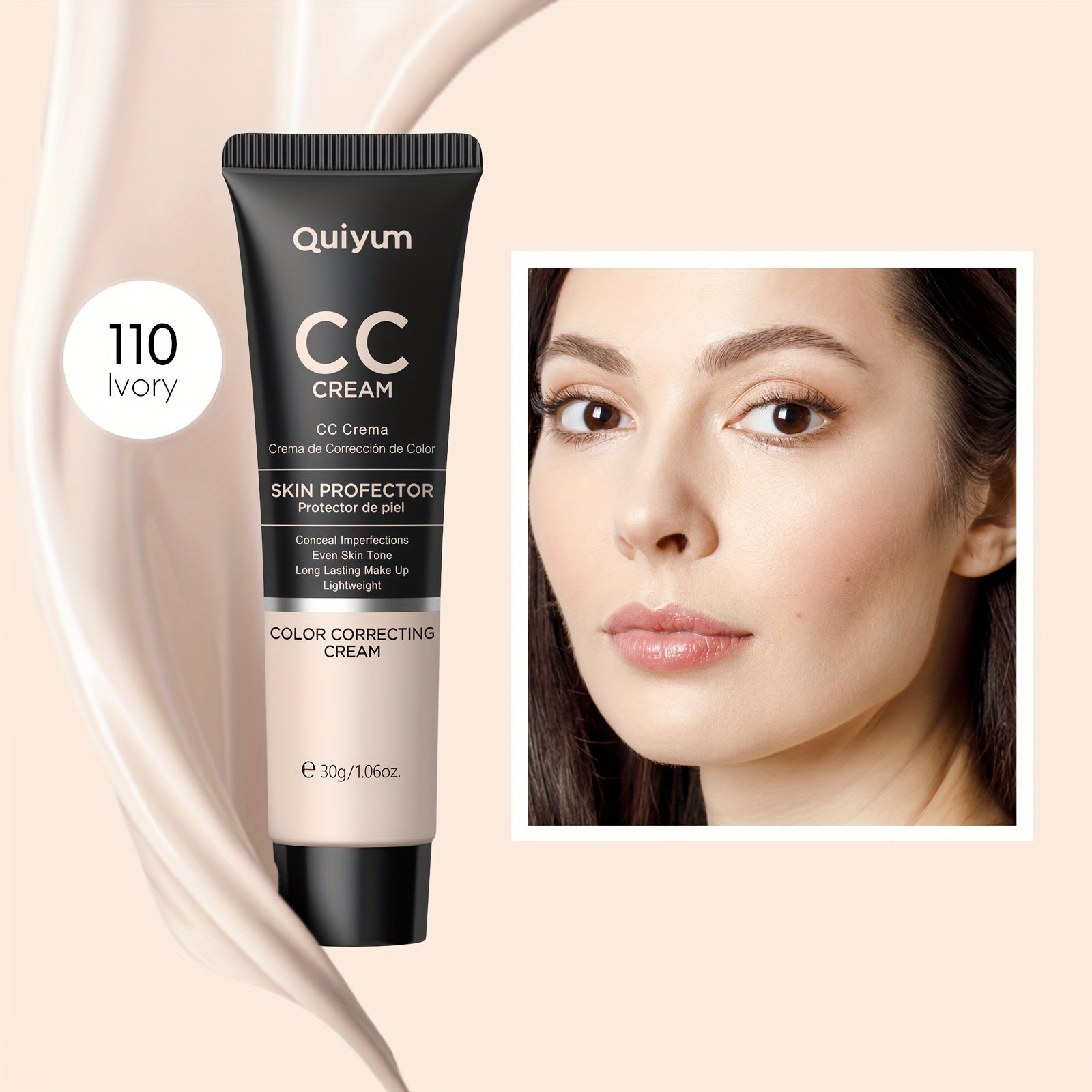 Long-Lasting 3-Color CC Cream Oil Control Full Coverage Concealer