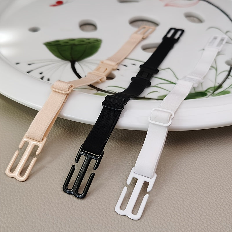 6 Pack Elastic Bra Strap Extenders Adjustable Comfort for Women's Lingerie