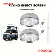 Stainless Steel RV Vent Insect Screen Cover 7.11x3.05 cm for Stove and Heater Vents