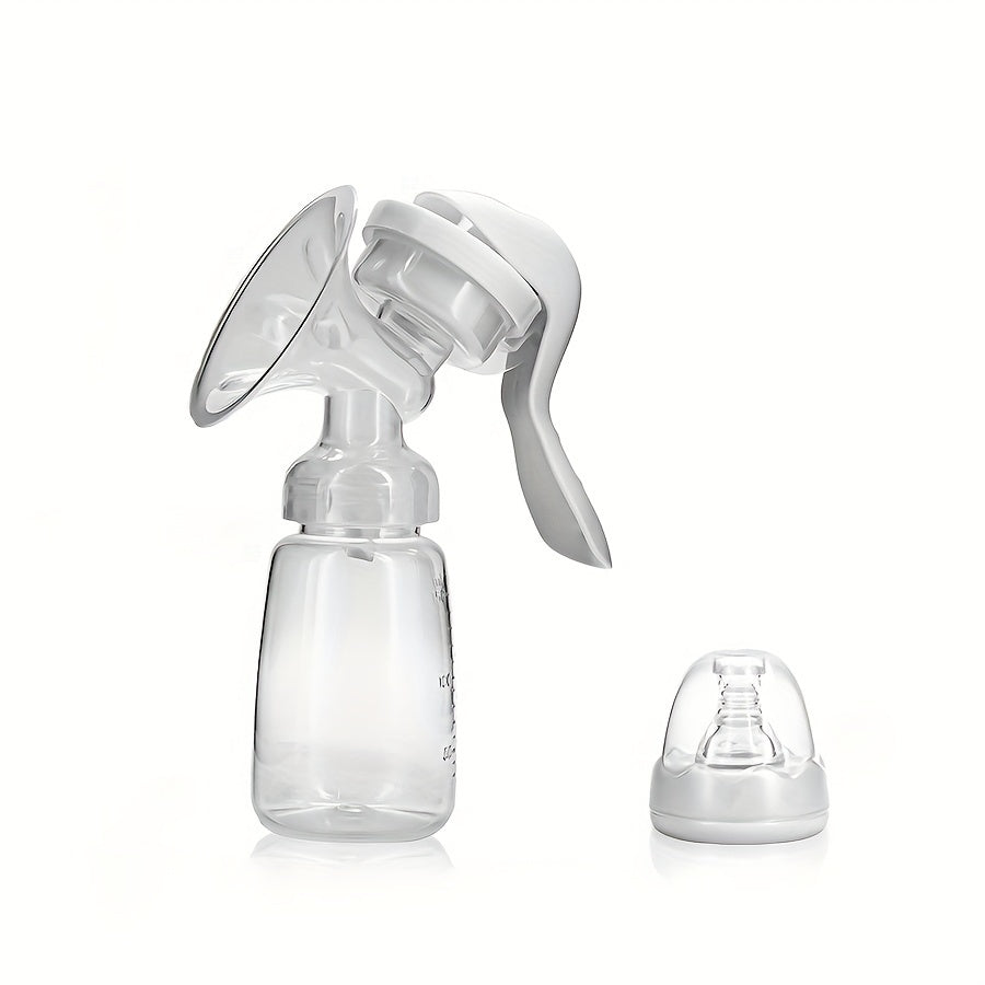 Extractor manual de leche para nuevas madres con succión potente y recolector de leche