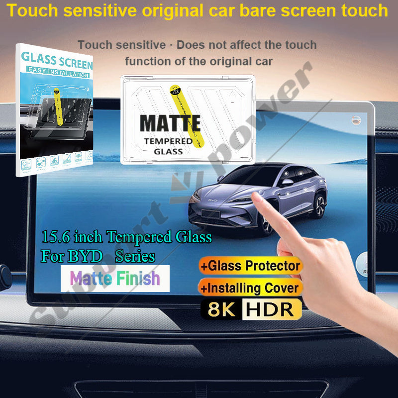 Matte Tempered Glass Screen Protector 39.62cm Scratch-Resistant Easy Install
