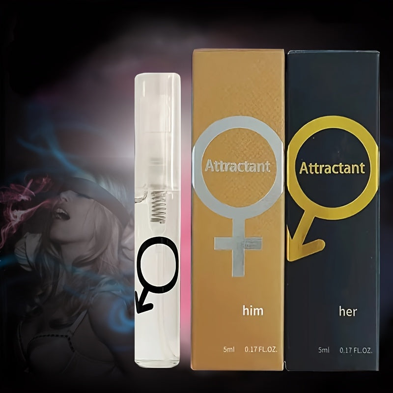 Unisex Eau De Toilette Long-Lasting Fresh Scent 5ml for Dating and Travel