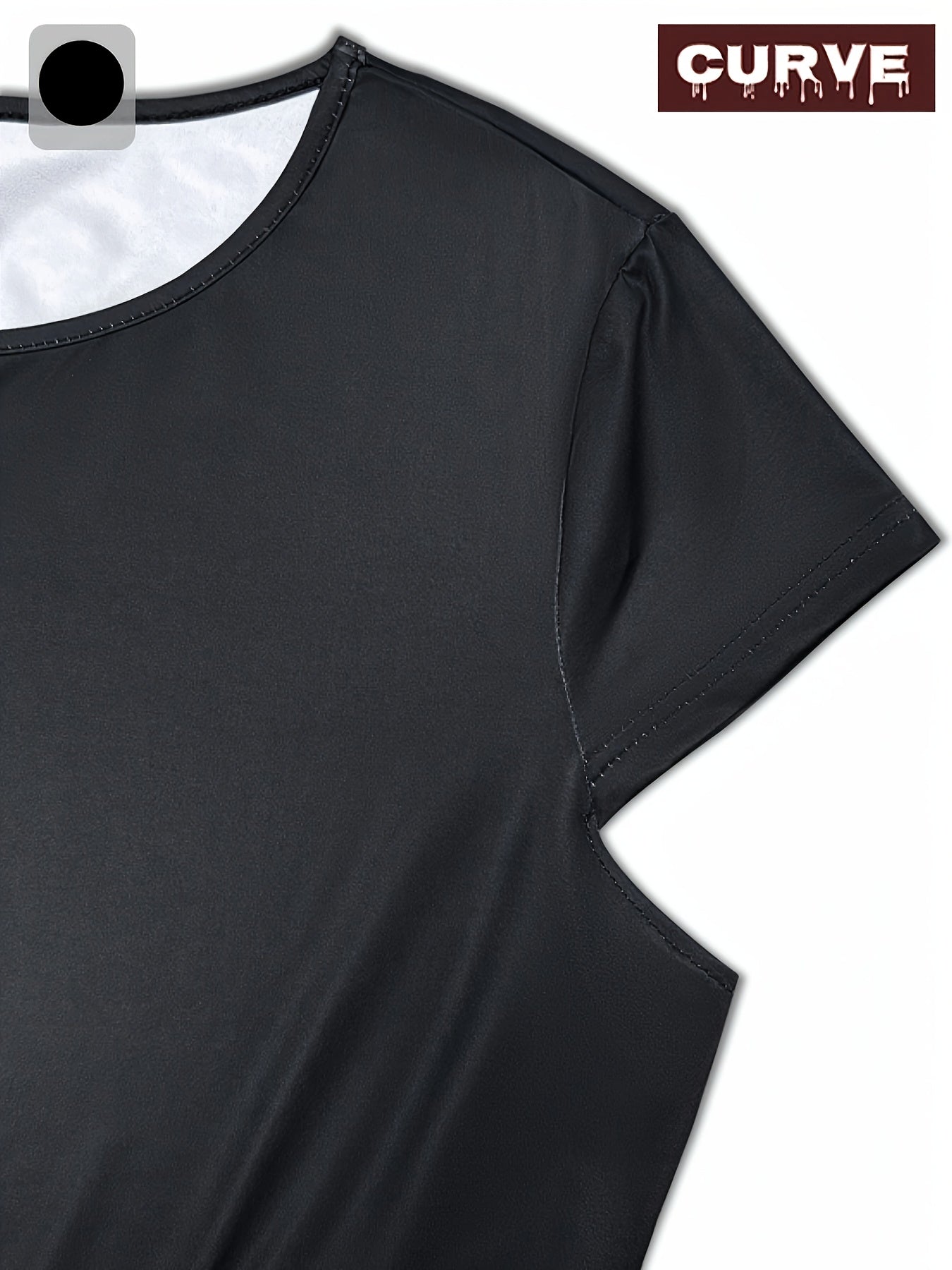 Plus Size Floral Print Maxi Dress for Women Spring Summer Black Orange Red