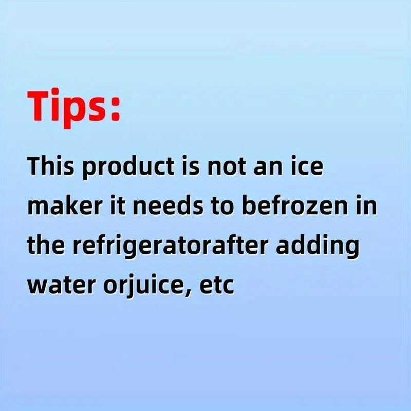 Large Capacity Ice Maker Food-Grade Material for Summer Drinks and Cocktails