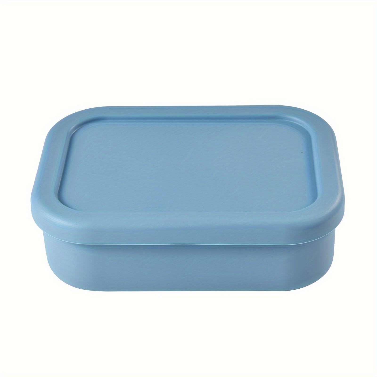 Silicone Lunch Box with Leak Proof Bento Container, 3 Compartments, Microwave Safe