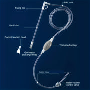 Aquarium Water Changer and Sand Washer Plastic Fish Tank Maintenance Tool