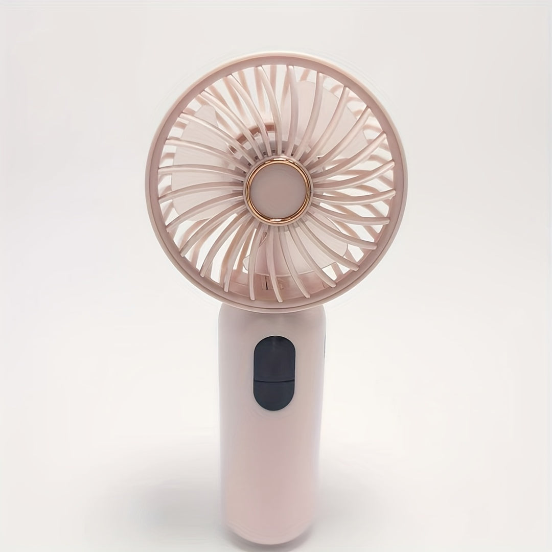 Mini Handheld Fan USB Rechargeable Portable Silent Durable for Office Outdoor Camping