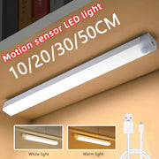 LED Cabinet Light with Motion Sensor USB Rechargeable White Warm White 10-50cm