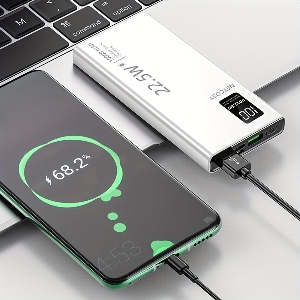 10000mAh Power Bank with 22.5W Fast Charging for iPhone, Samsung, Xiaomi