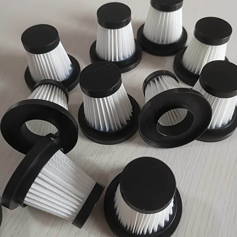 6-Pack Washable HEPA PVC Vacuum Filters for Car and Mite Removal