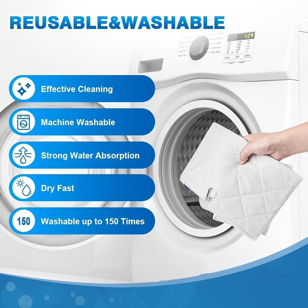 Shark Steam Pocket Mop modellari S3500, S3550, S3501, S3601, S3601D, S3901, S3801 va S3801CO uchun almashtirish mikrotozalovchi padlarning ikki to'plami. Ushbu padlar elektr energiyasini talab qilmaydi.