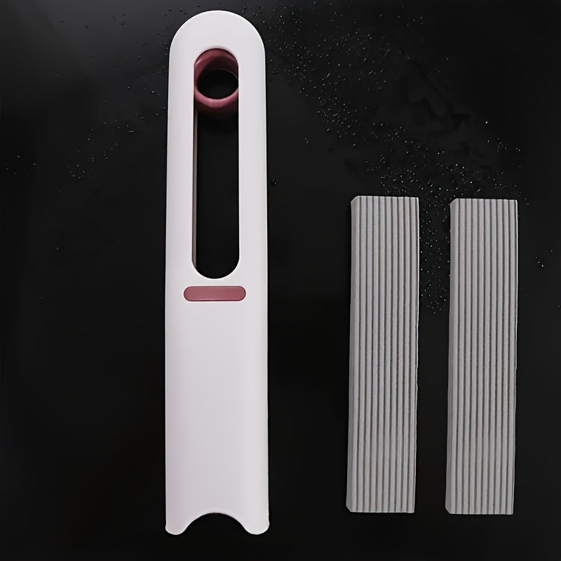 Kichik mop to'plami, 2 ta gubka boshli va shisha squeegee bilan hammom, avtomobil oynalari uchun