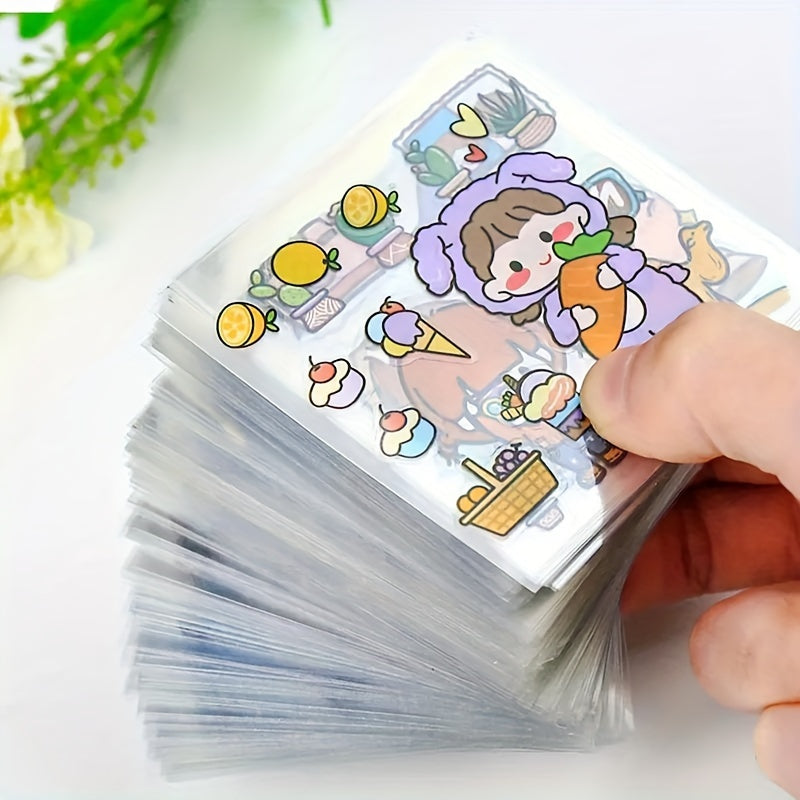 Set of 10 20 or 50 Cartoon Stickers for DIY Notebook Scrapbook Laptop Decoration