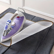 Portable High-Temperature Steam Ironing Pad with Safety Barrier for All Boards