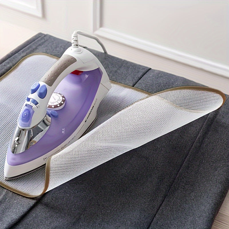 Portable High-Temperature Steam Ironing Pad with Safety Barrier for All Boards