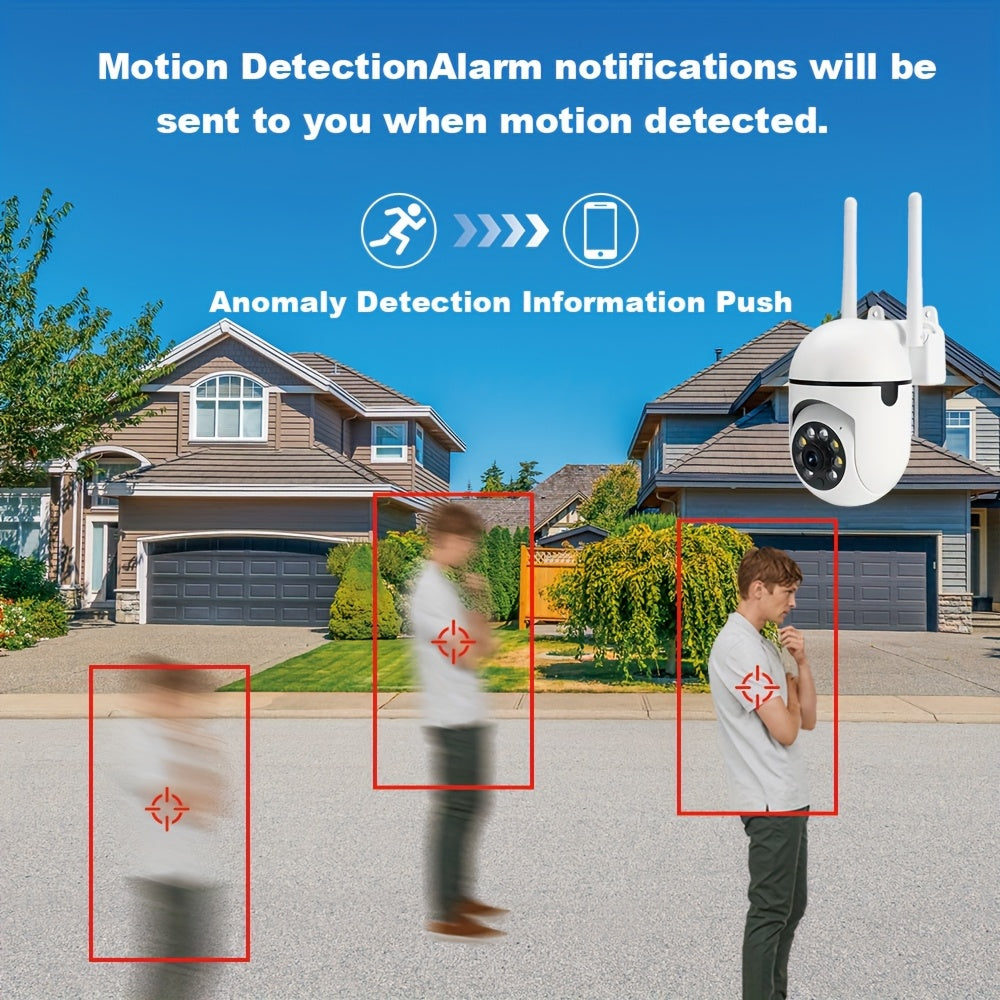 Wireless Security Camera 2 Pack 1080P HD Night Vision Motion Tracking Two-Way Audio
