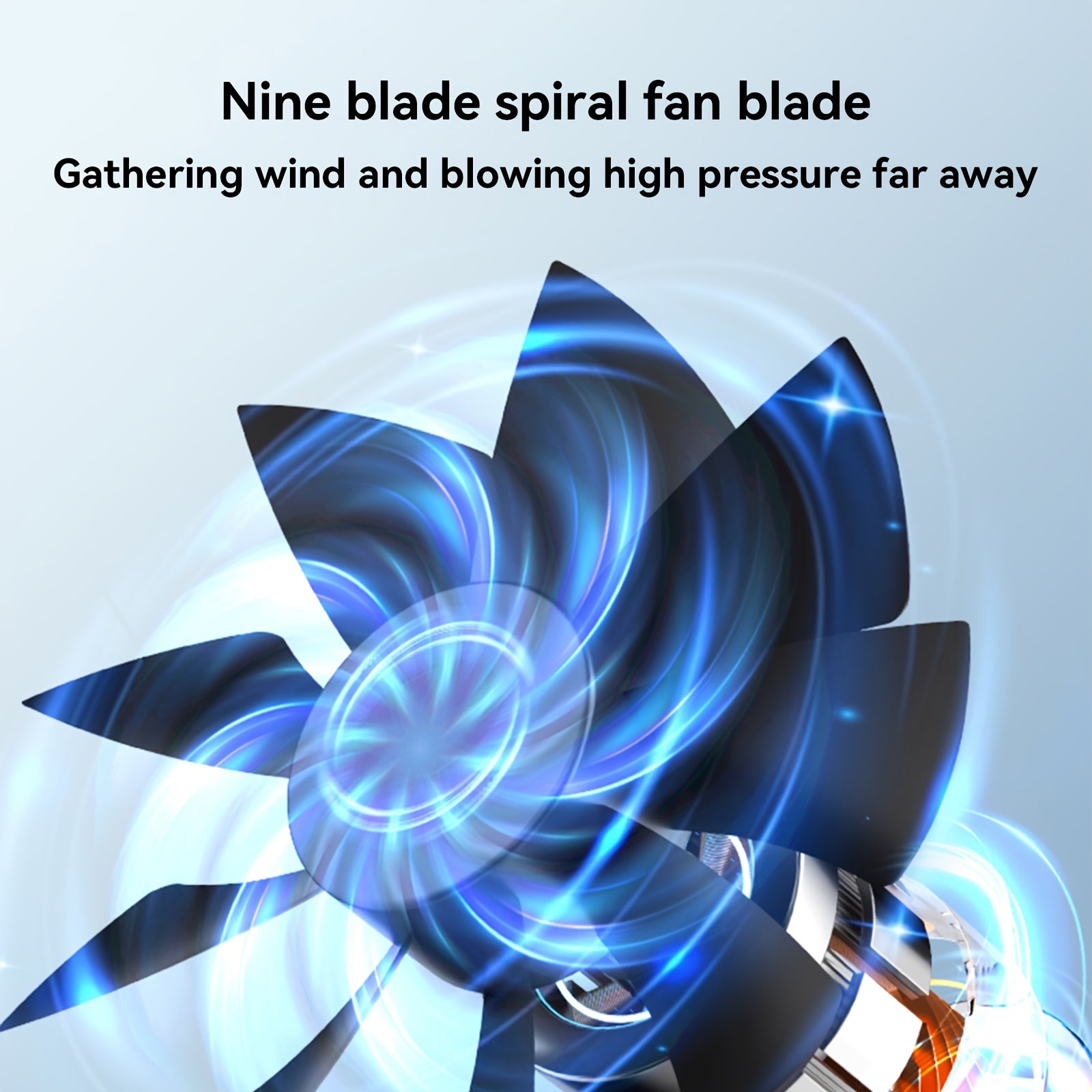 Portable Desktop Cooler Fan with Mist, 2 Gear Settings, 500ml Water Tank, USB Rechargeable