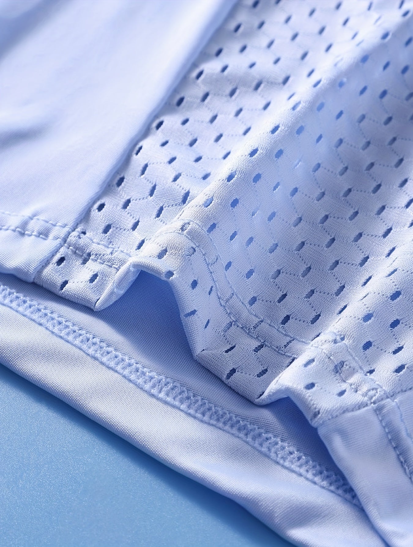 Men's Boxer Briefs 4 Pack Mesh Stretchy Polyester Elastane Casual