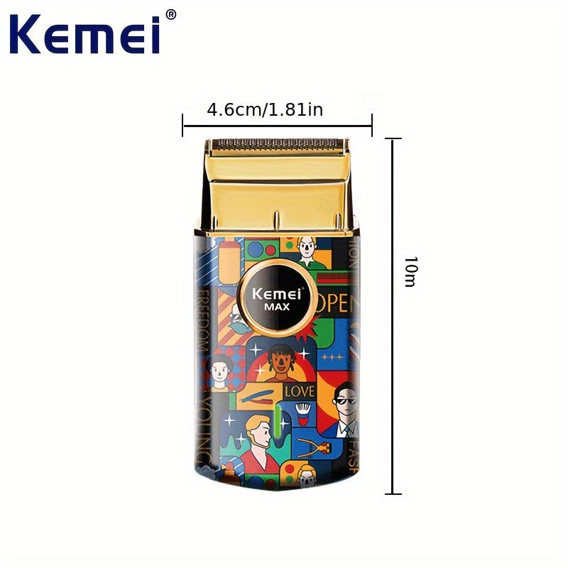 Электробритва для мужчин FashionMax Стильный дизайн USB-зарядка Время работы более 60 минут Нержавеющая сталь лезвия